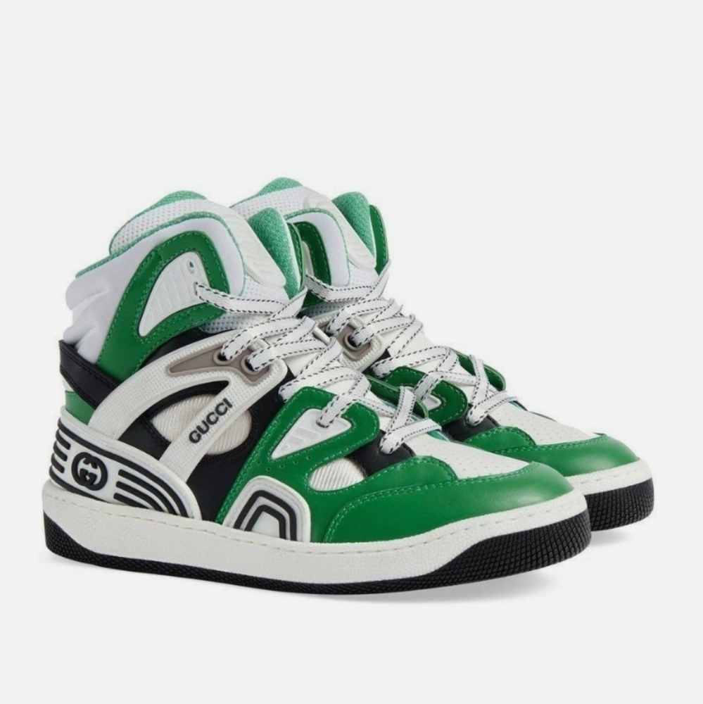 Gucci men basket shoes